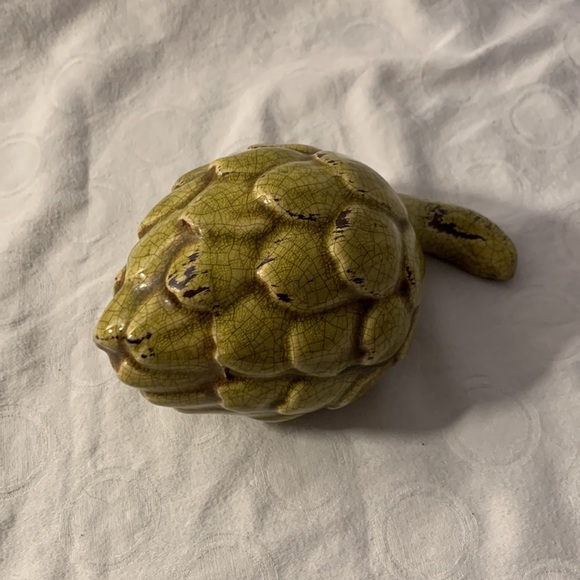 Ceramic Home Decor Artichoke Rustic Distressed - Picture 2 of 3
